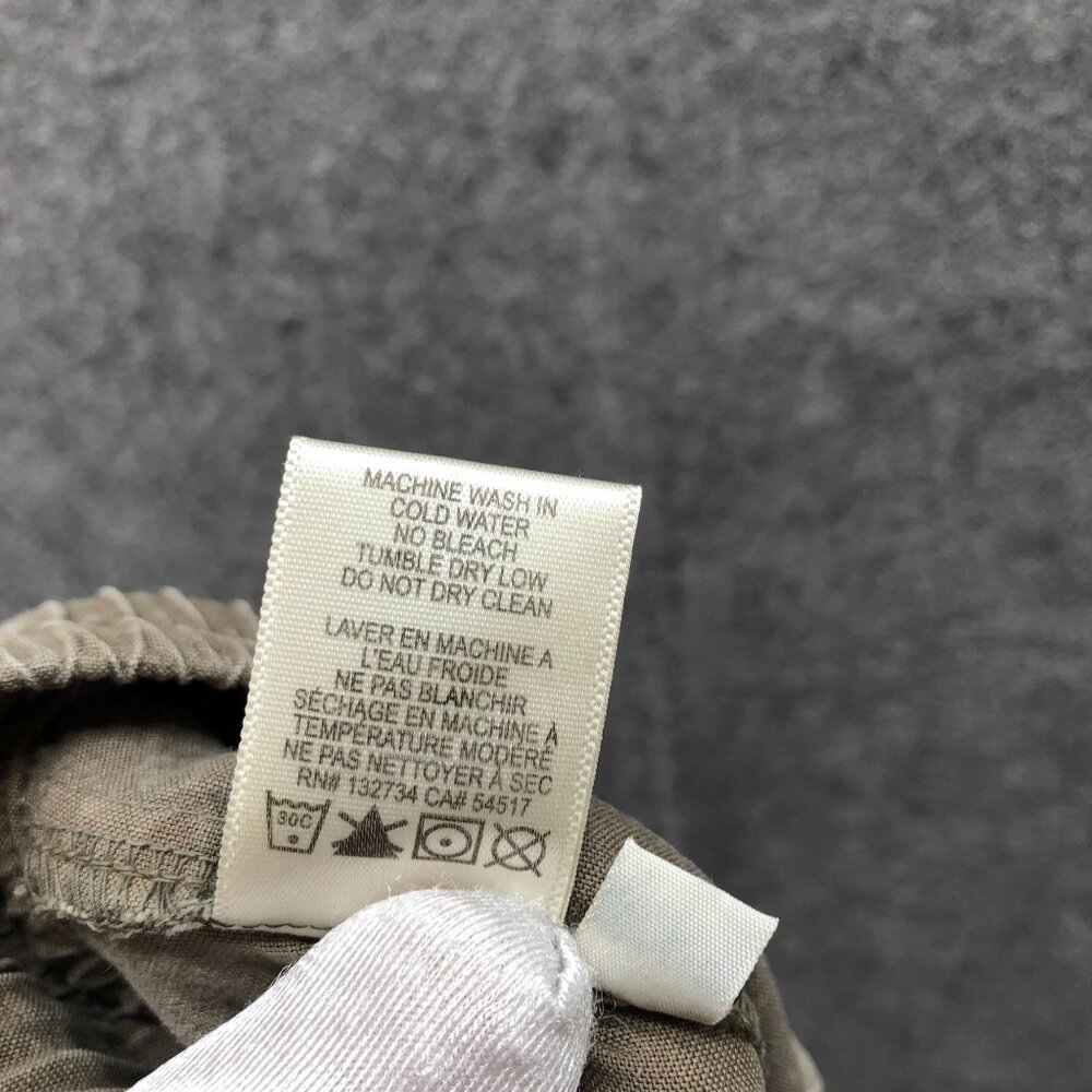 Cloth & Stone Lyocell Cargo Jogger Pants Womens XS Mid Rise Light Brown Beige - Picture 10 of 10